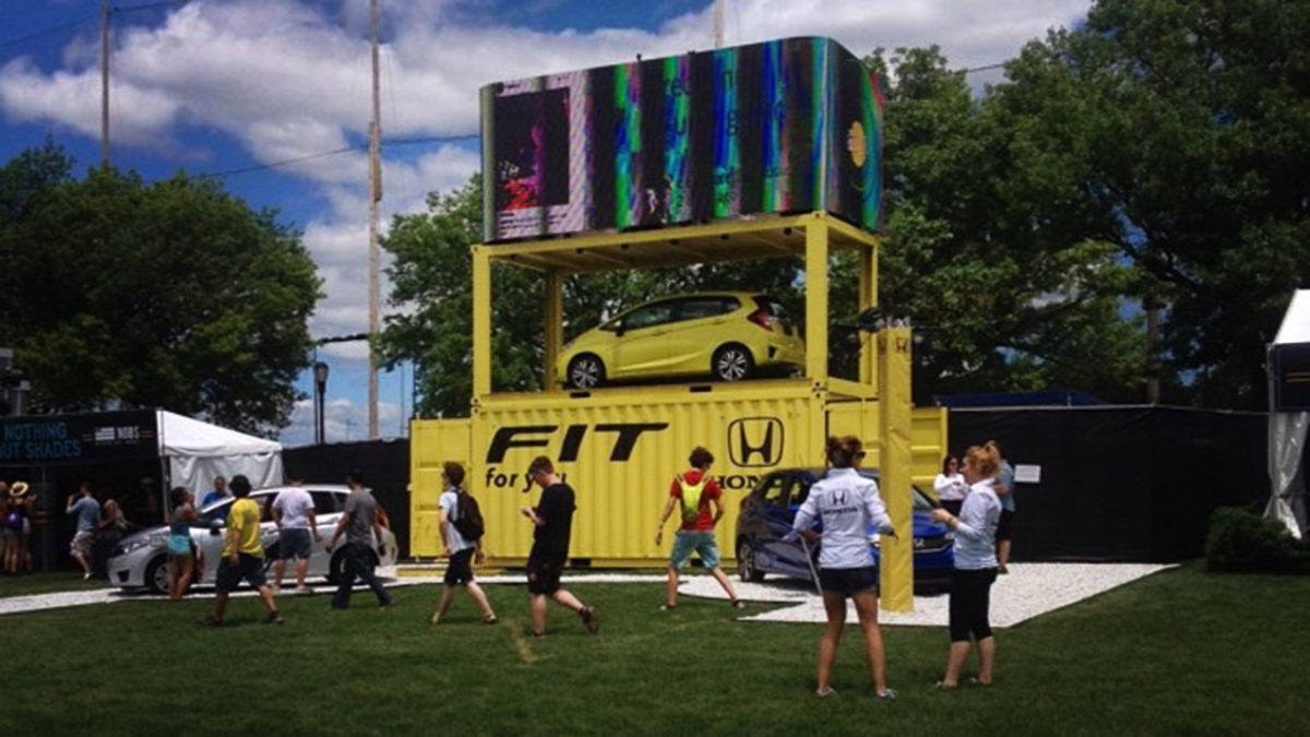 Honda Event Marketing Shipping Container
