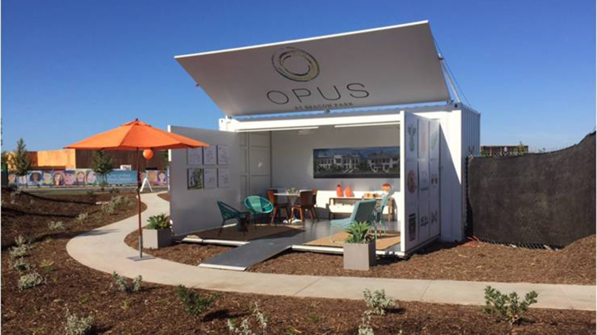 Opus Event Shipping Container Stucture