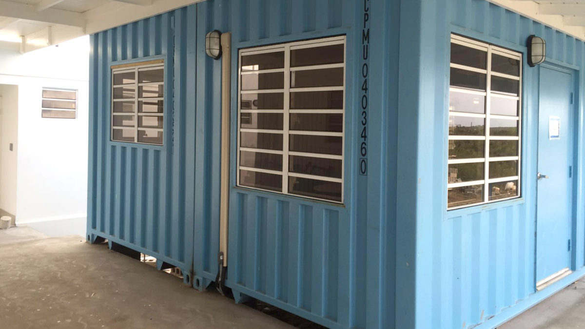 School Shipping Container