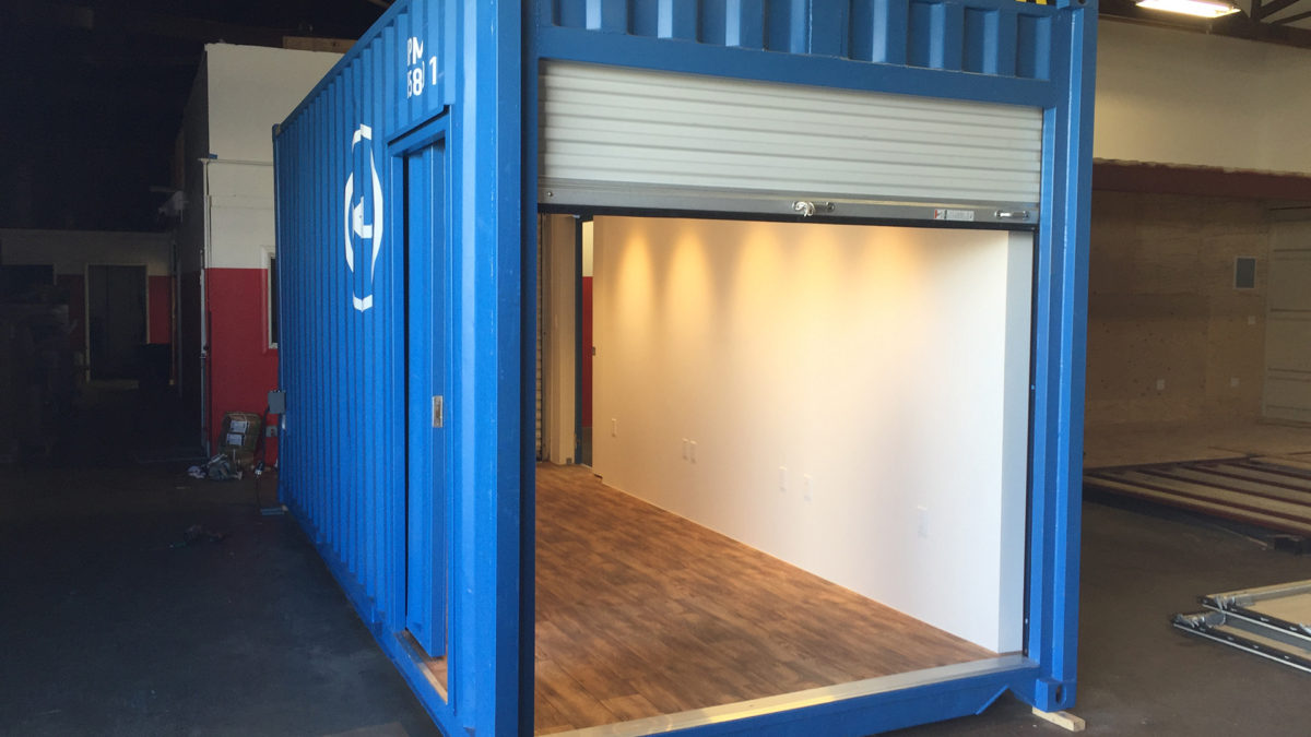 Inside Dell Intel Shipping Container Booth