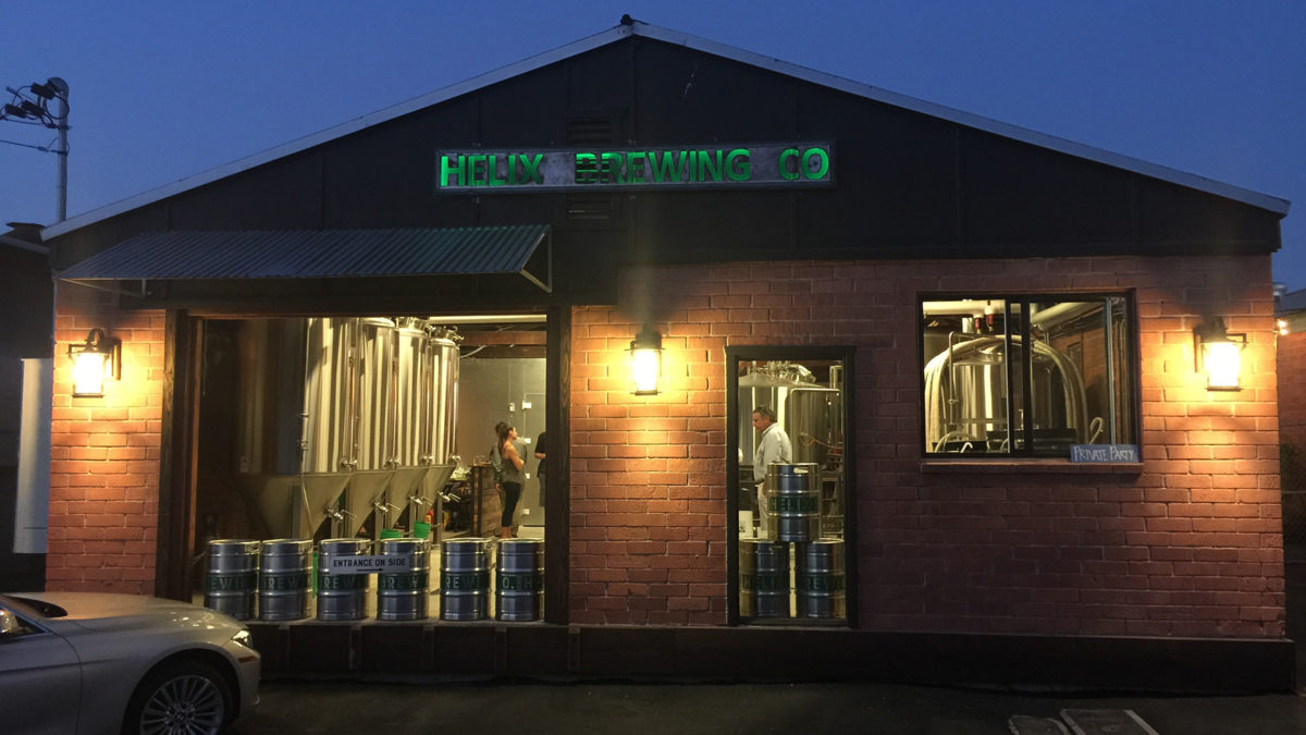 Helix Brewing Shipping Container Brewery
