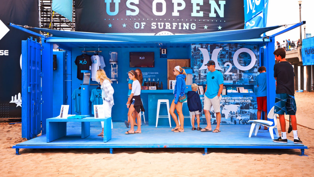 Hurley Storage Container Booth