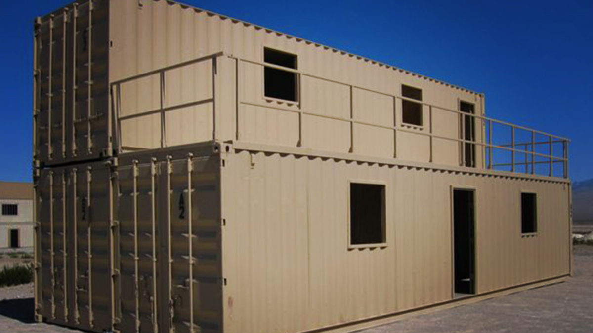 Military Operation Shipping Container Building