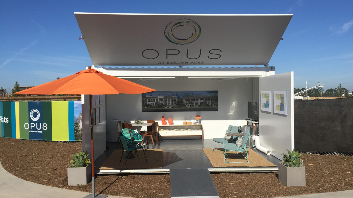 Opus Event Shipping Container Stucture