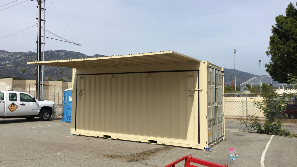 Custom Shipping Container with Awning - IPME