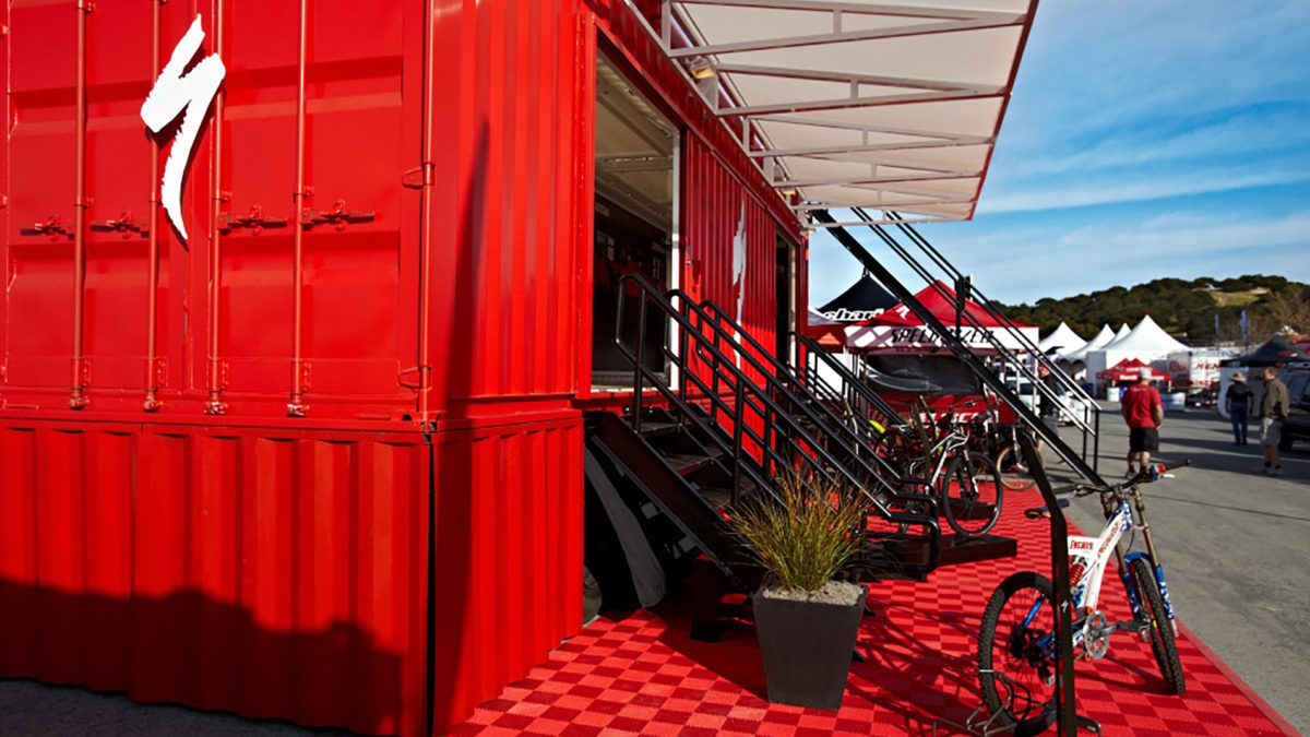 Specialized Bicycle Components Custom Shipping Container Building