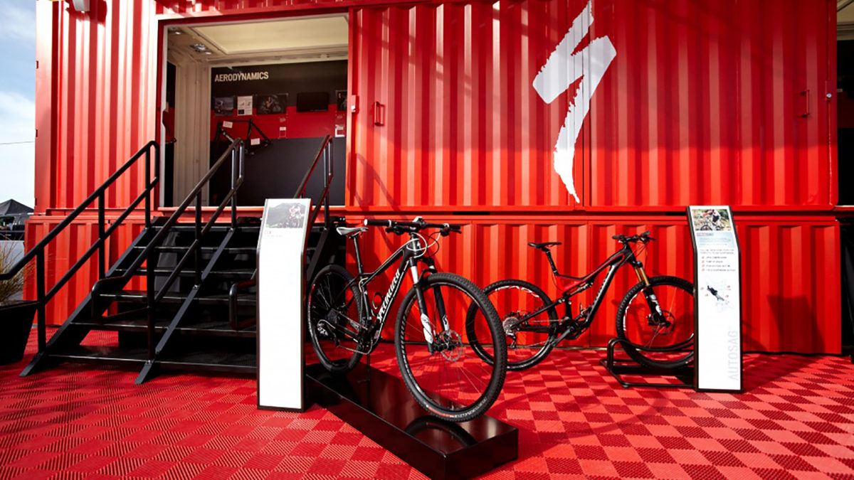 Specialized Bicycle Components Custom Shipping Container Building