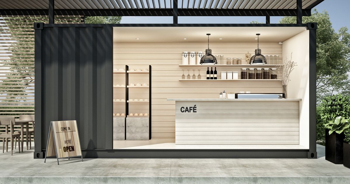 5 Reasons a Modified Shipping Container Is the Perfect Café