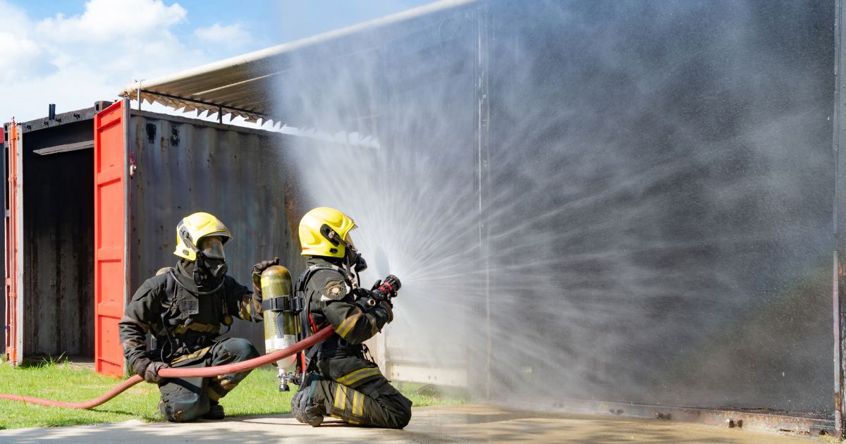 Why Shipping Containers Are Perfect for Firefighter Training